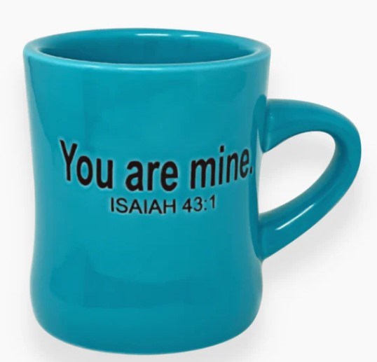 Mug-You Are Mine Diner-Stoneware-Teal (11 Oz)