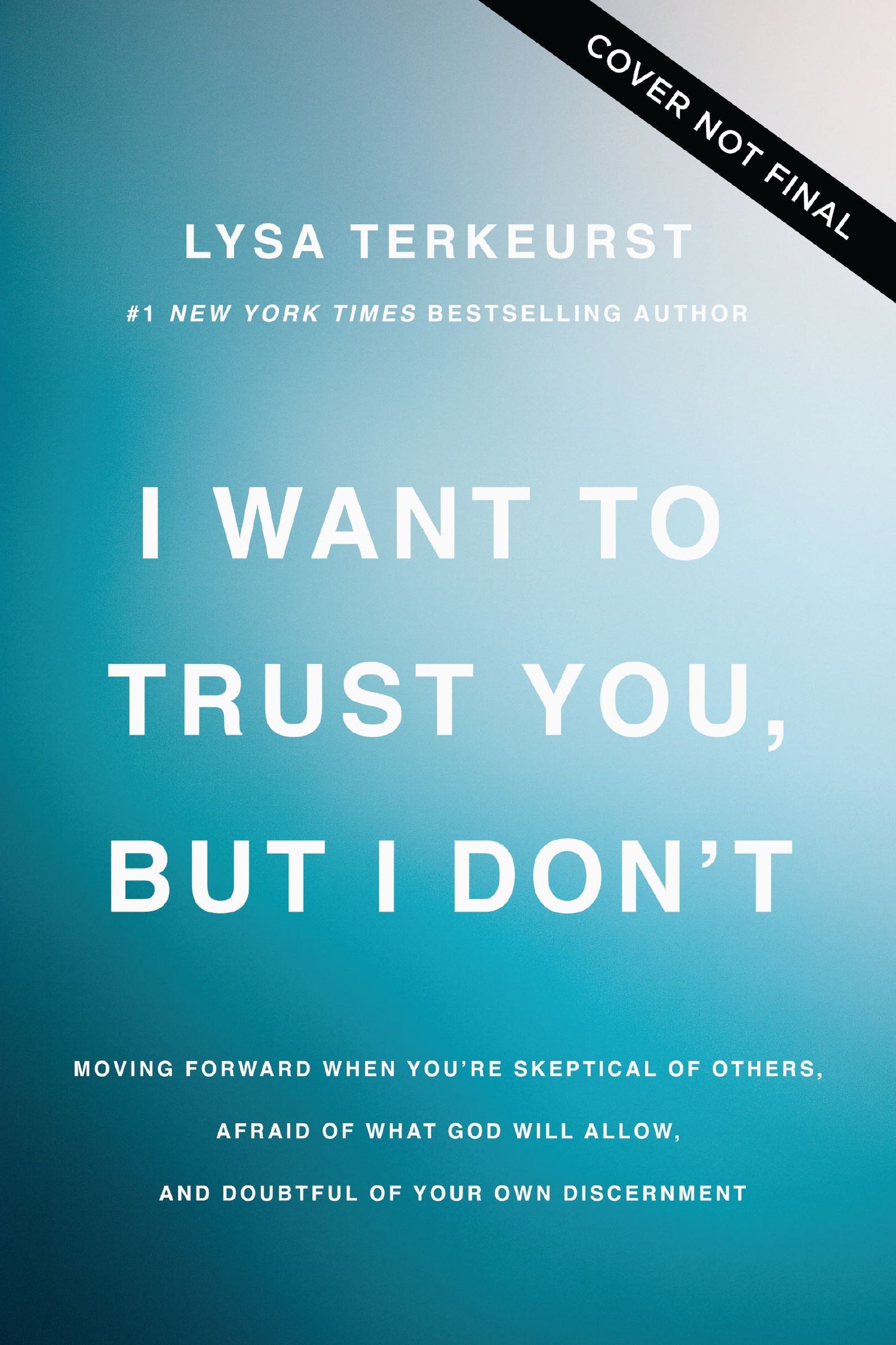 I Want To Trust You  But I Don&