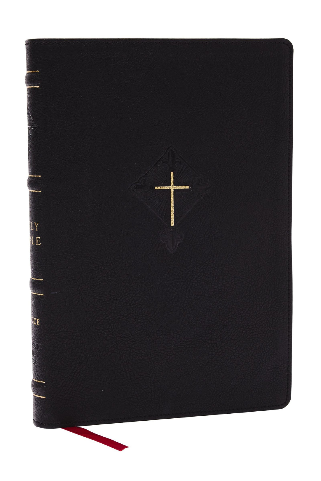 RSV2CE Thinline Large Print Catholic Bible (Comfort Print)-Black Leathersoft