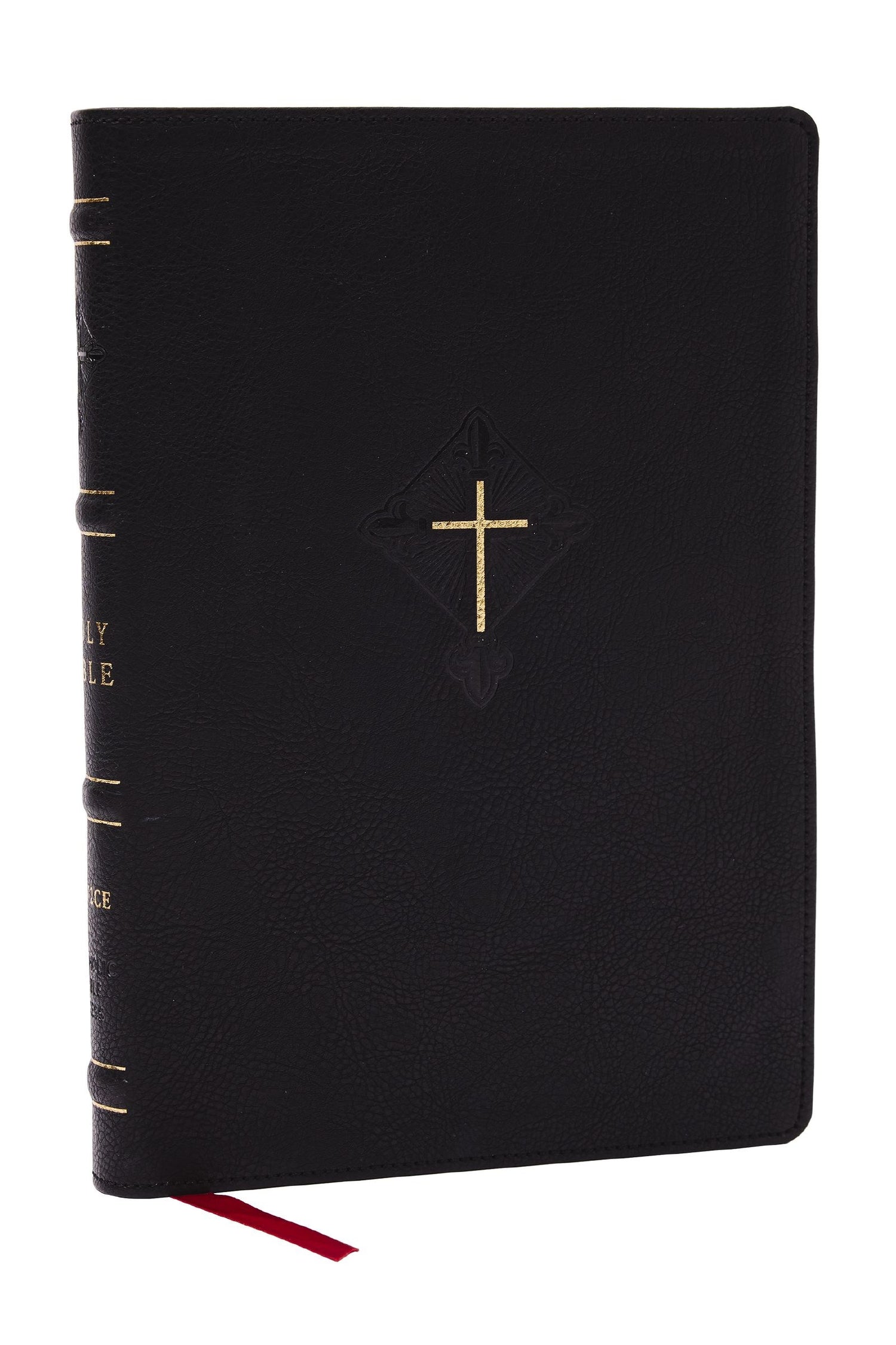RSV2CE Thinline Large Print Catholic Bible (Comfort Print)-Black Leathersoft