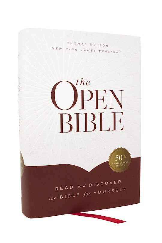 NKJV The Open Bible (Comfort Print)-Hardcover