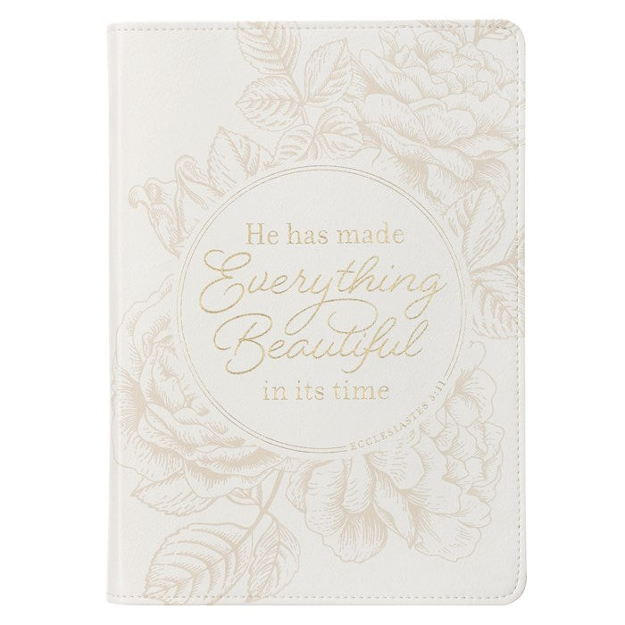 Journal Classic-Ivory Everything Beautiful Ecc. 3:11