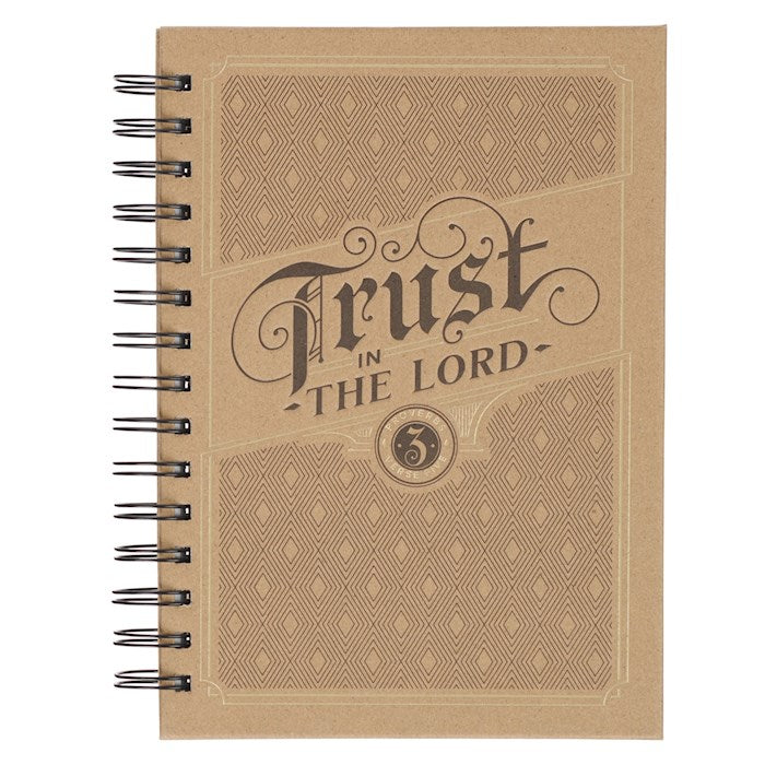 Journal Wirebound-Brown Trust in the Lord Prov. 3:5