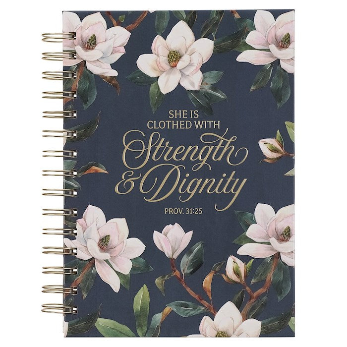 Journal Wirebound-Teal Strength &amp; Dignity Prov. 31:25