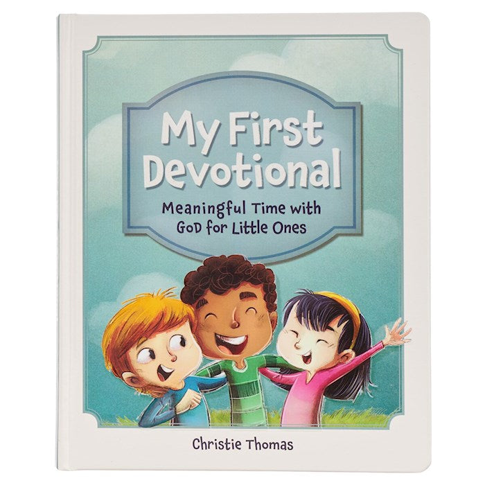 My First Devotional-Teal Hardcover