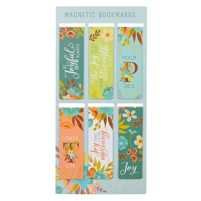 Bookmark Set-Magnetic-Cool Florals (Pack Of 6)