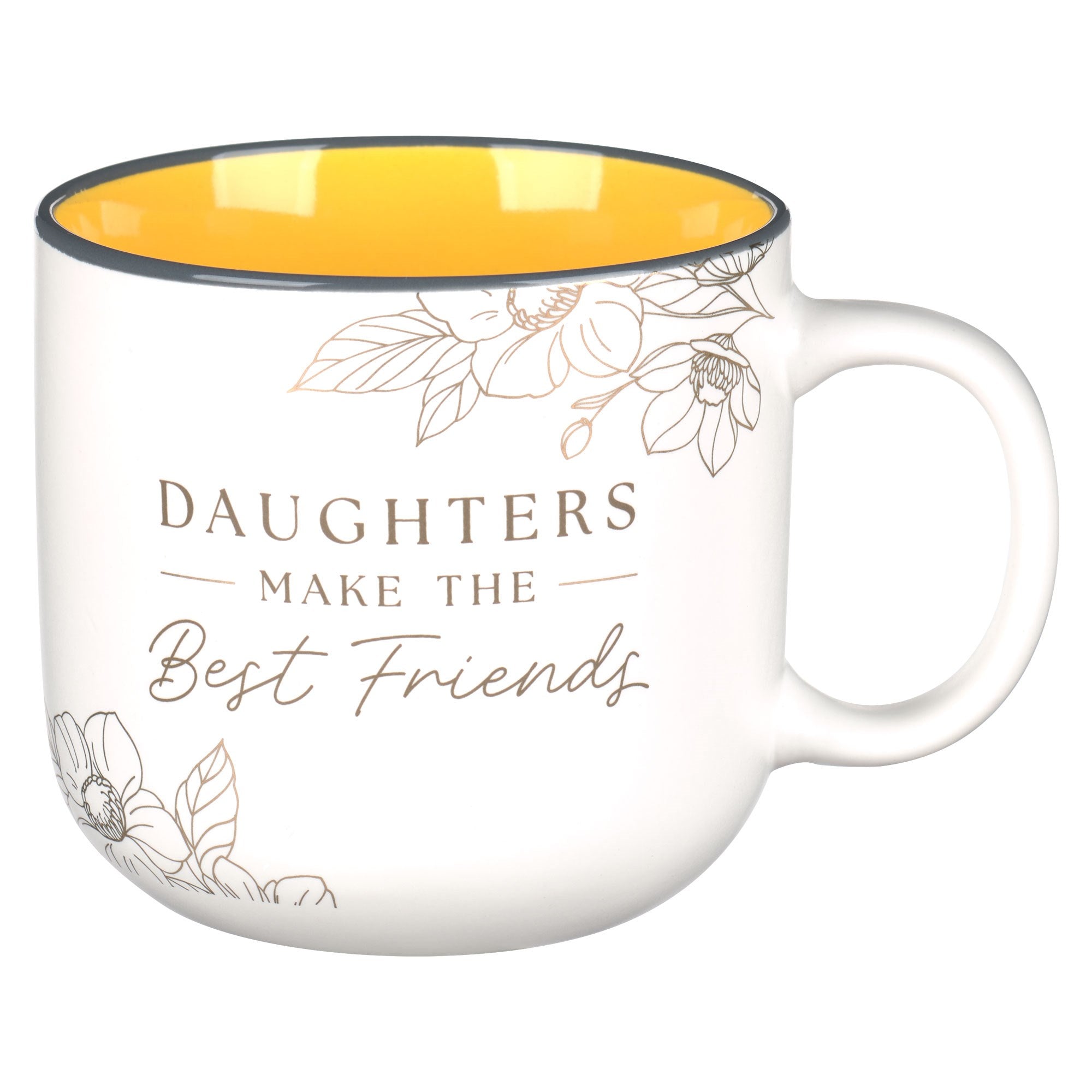 Mug-Daughters Make Best Friends (Proverbs 3:15)-Yellow (MUG1115)