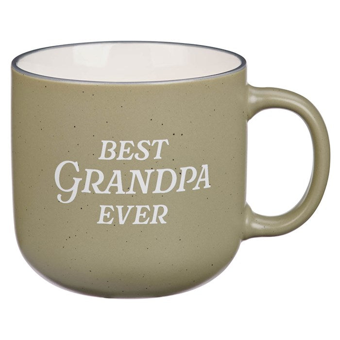 Mug-Best Grandpa Ever (Psalm 103:17)-Green (MUG1121)