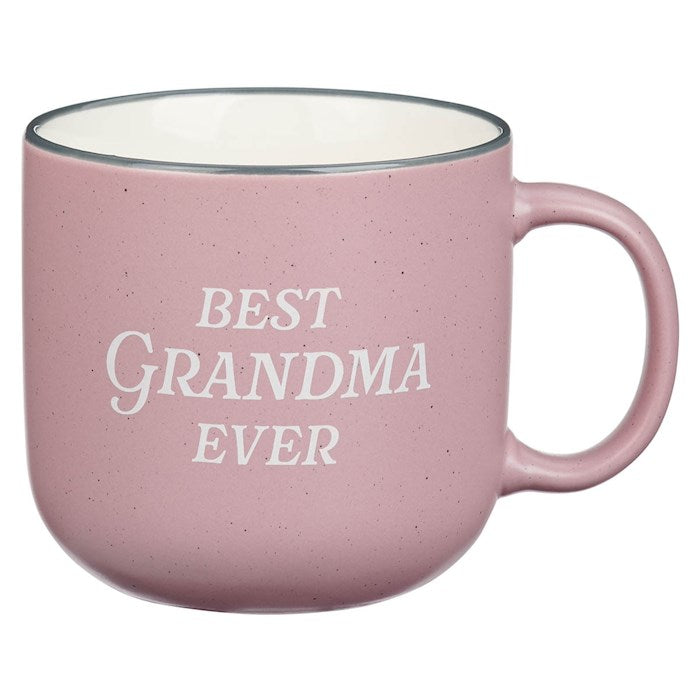Mug-Best Grandma Ever (Psalm 103:17)--Pink (MUG1122)
