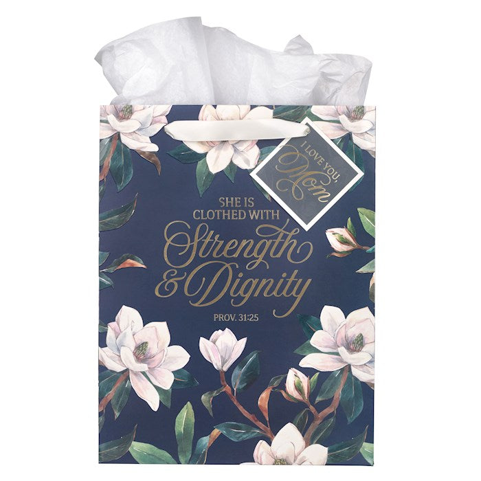 Gift Bag-Large Portrait-Strength &amp; Dignity Prov. 31:25