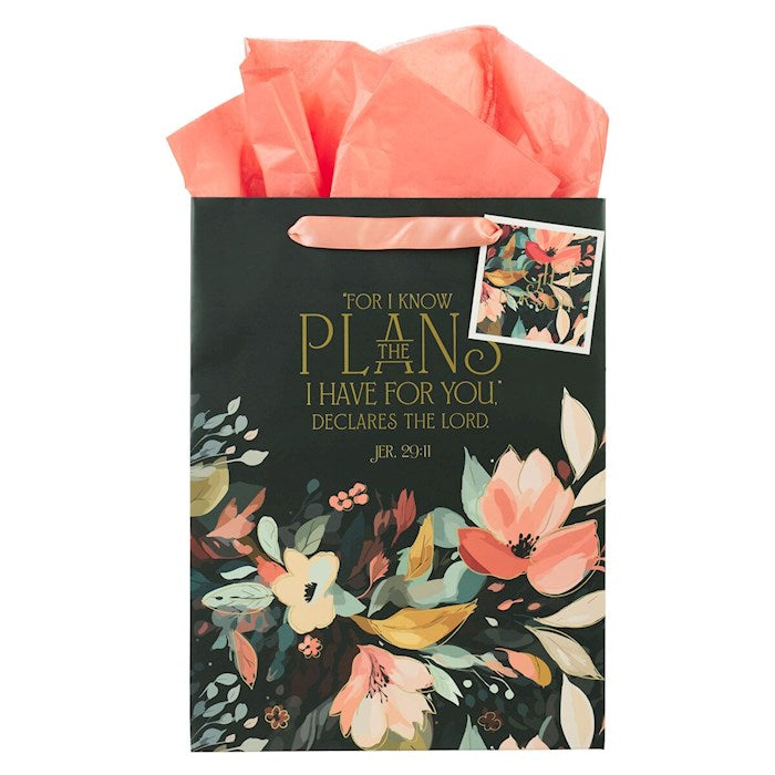 Gift Bag-Large Portrait-Hope &amp; A Future Jer. 29:11