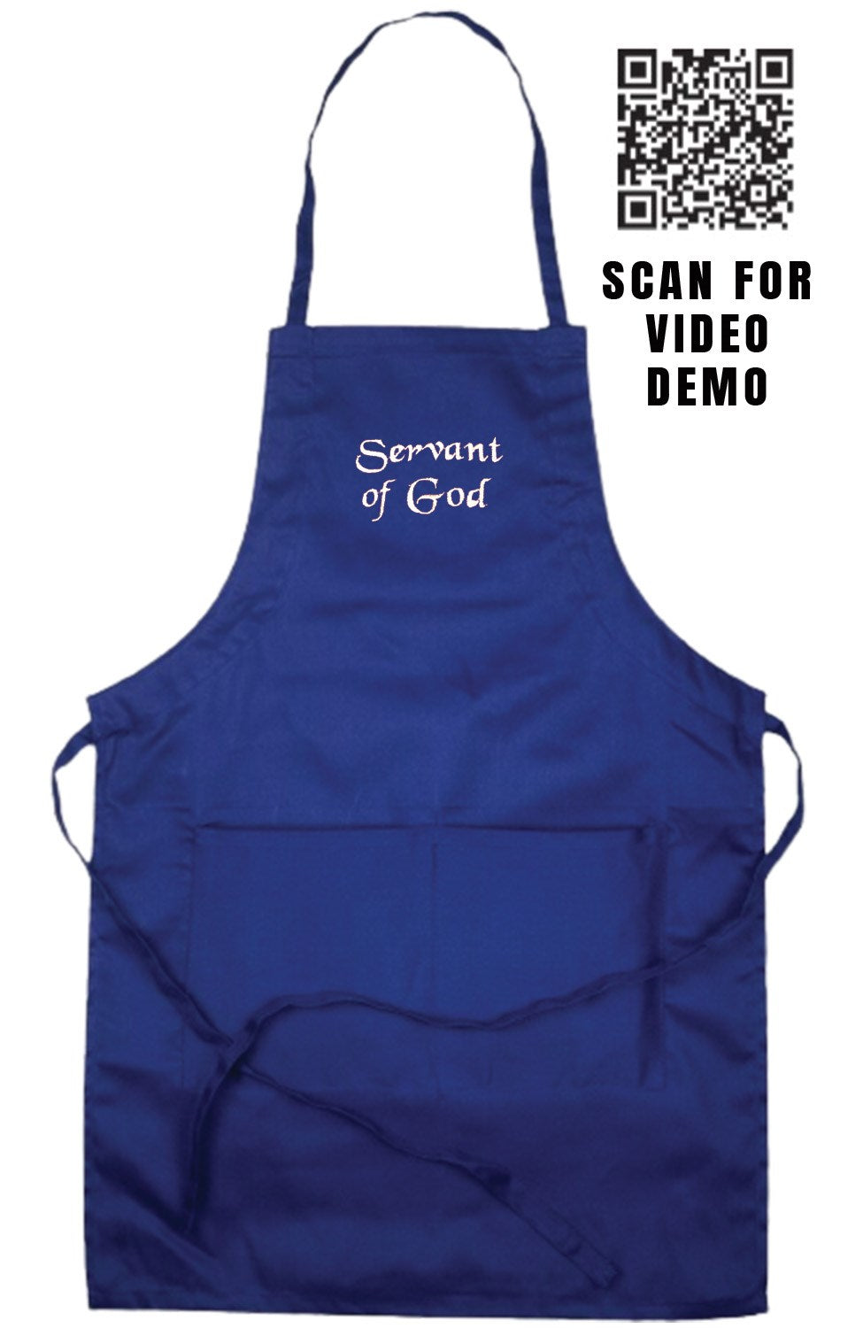 Adjustable Apron Royal Blue