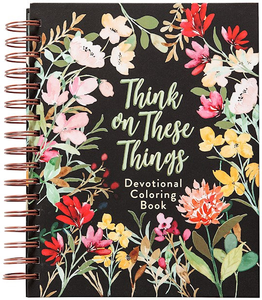 Think On These Things Devotional Coloring Book