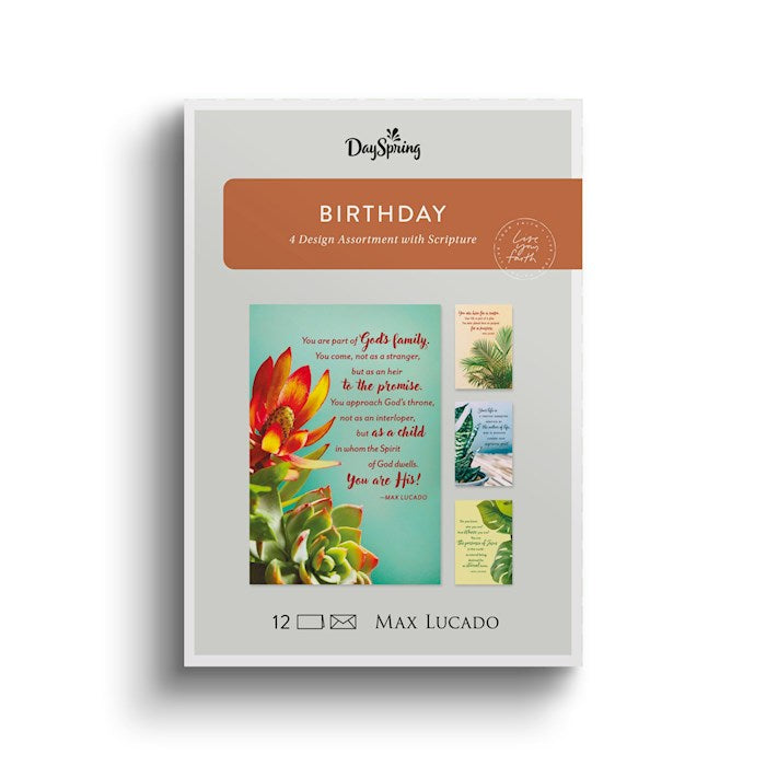 Boxed Card-Birthday-Max Lucado (Box Of 12)-U2657