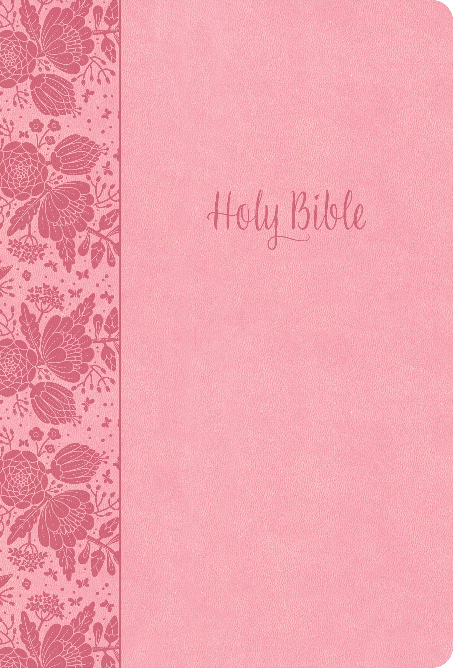 KJV Large Print Thinline Bible (Value Edition)-Soft Pink LeatherTouch