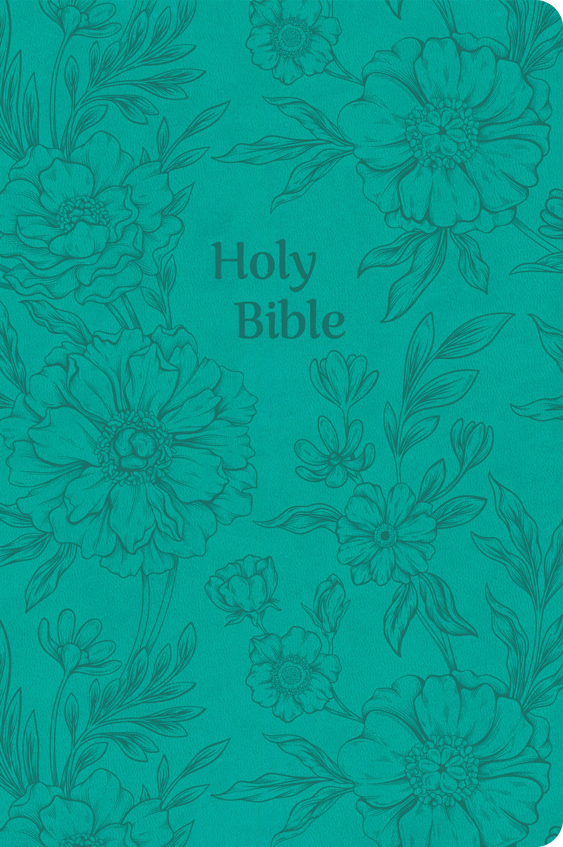 NASB Large Print Thinline Bible (Value Edition)-Teal LeatherTouch