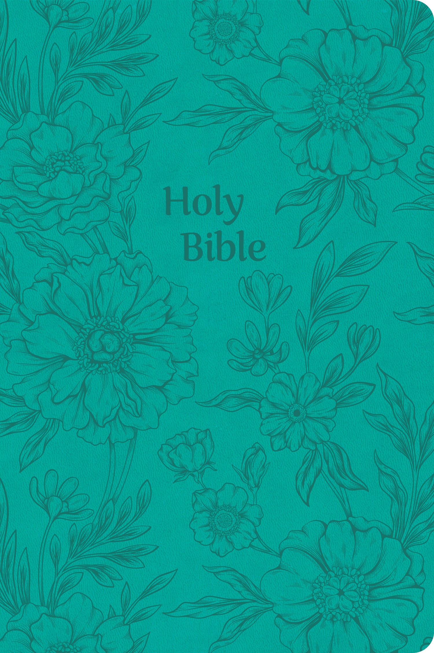 NASB Large Print Thinline Bible (Value Edition)-Teal LeatherTouch