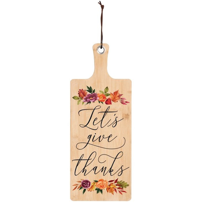 Serving Board-Give Thanks (19 1/4&quot; x 7 1/2&quot;) (Pack Of 2)