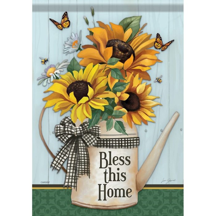 Flag-Garden-Durasoft-Sunflower Watering Can (12.5&quot; x 18&quot;)