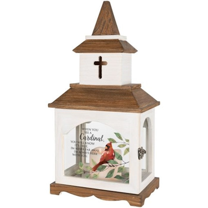 Lantern w/Flameless LED Candle &amp; Timer-Cardinal (18.25" x 8.75" x 5.5") (Pack Of 2)