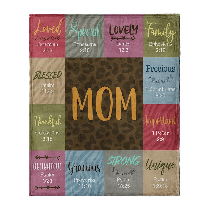 Blanket-Mom Scripture (50" x 60")