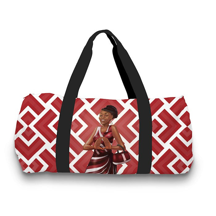 Travel Bag-Foldable-Red (19" x 13" x 9.5")