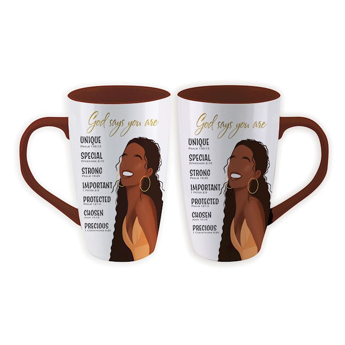 Mug-Latte-God Says (17 Oz)