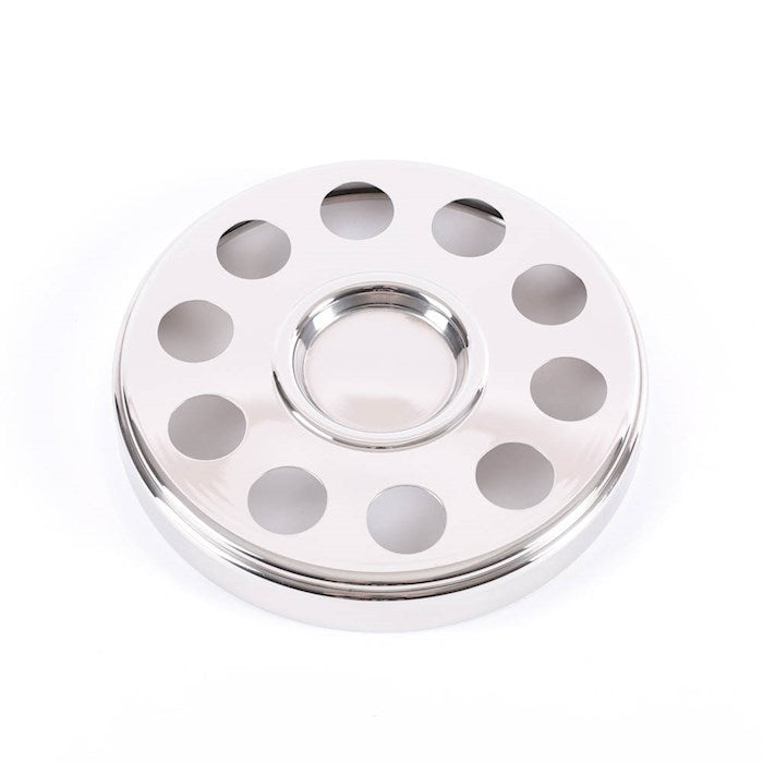 Communion-Silvertone-(Deluxe)-Mini Bread Plate Tray &amp; Bread Disc