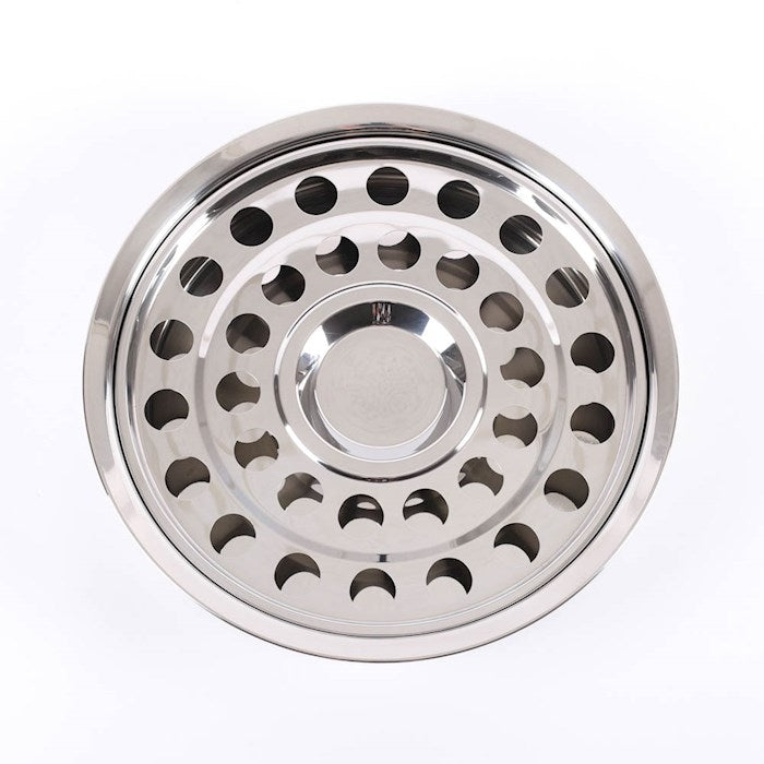 Communion-Silvertone-(Deluxe)-Cup Tray &amp; Bread Disc