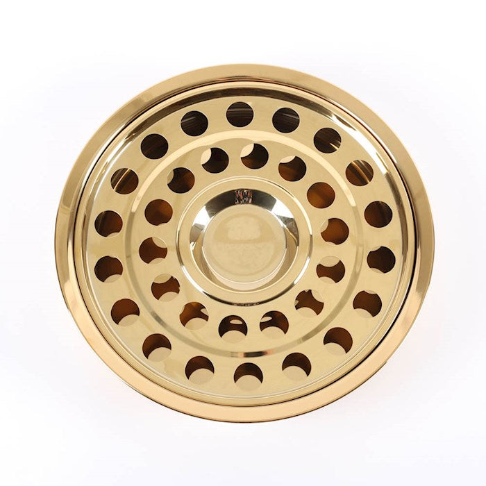 Communion-Goldtone (Deluxe)-Cup Tray &amp; Bread Disc