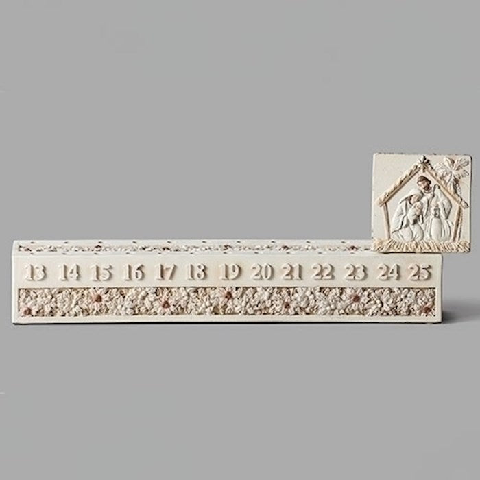 Calender-Holy Family/Countdown To Christmas (12.5"L x 2.5"H)