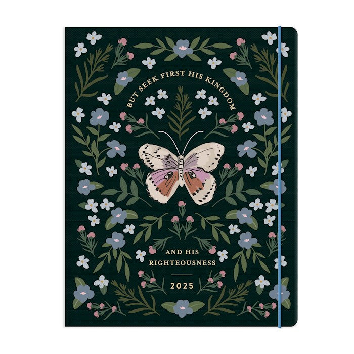 Seek First (Garden Design) - 2025 17-Month Bible Memory Planner