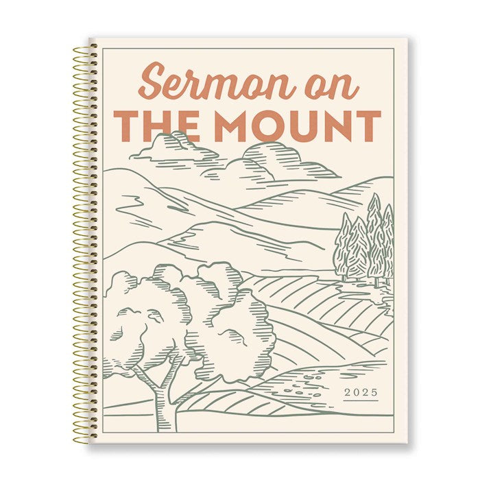 Sermon on the Mount Landscape Edition - 2025 17-Month Bible Memory Planner