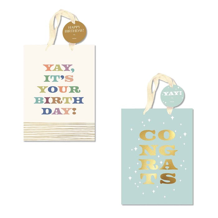 Bless &amp; Celebrate Medium Gift Bag 2-Pack