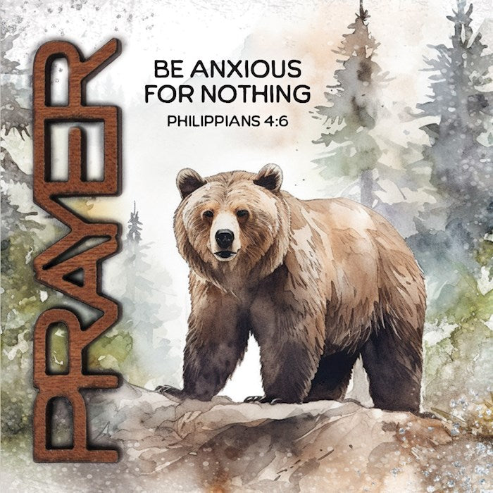 Magnet-Crafted Remindables-Prayer-Be Anxious (3.5&quot; SQ)