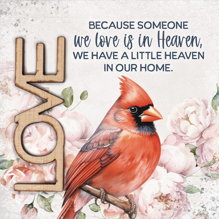 Magnet-Crafted Remindables-Love-Because Someone (3.5" SQ)