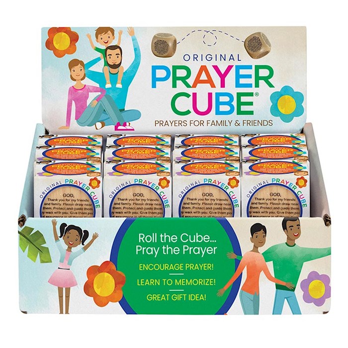 Prayer Cube-Prayers For Family And Friends W/Display &amp; Gift Box (Pack Of 24) (PKGT)