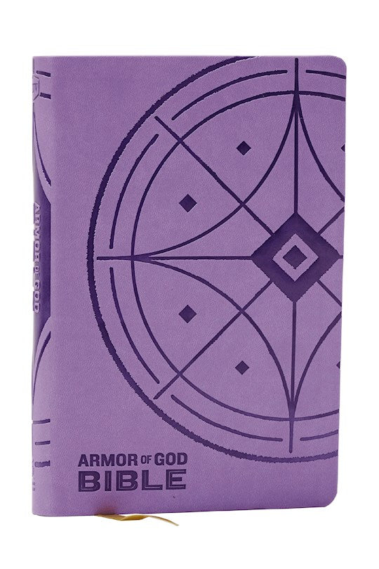 NKJV Armor Of God Holy Bible (Comfort Print)-Purple Leathersoft
