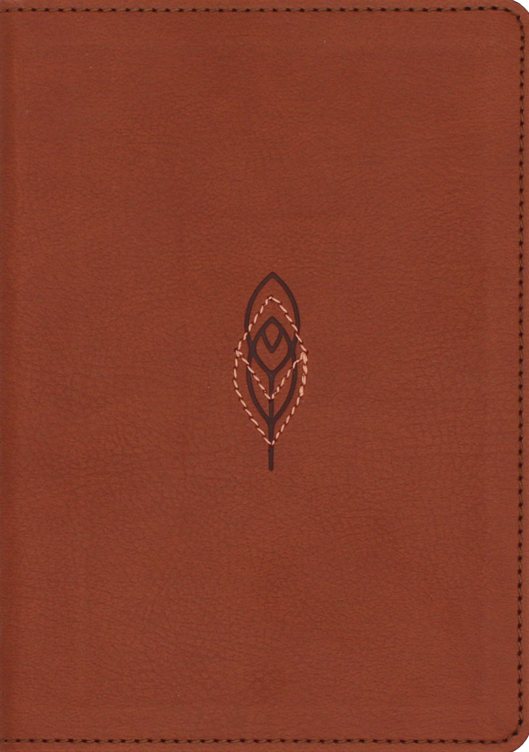 NRSVue Compact Holy Bible (Comfort Print)-Brown Leathersoft
