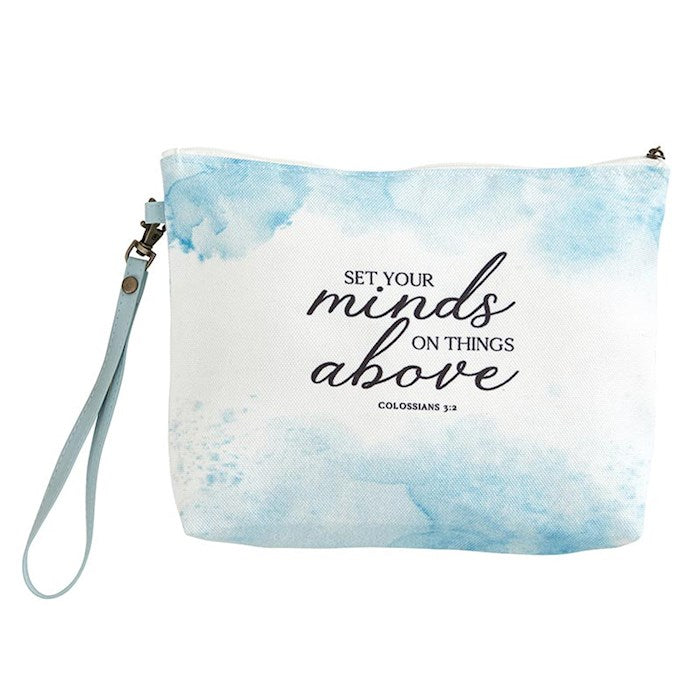 Wristlet-Set Your Mind On Things Above... (Col. 3:2) (8" x 5")