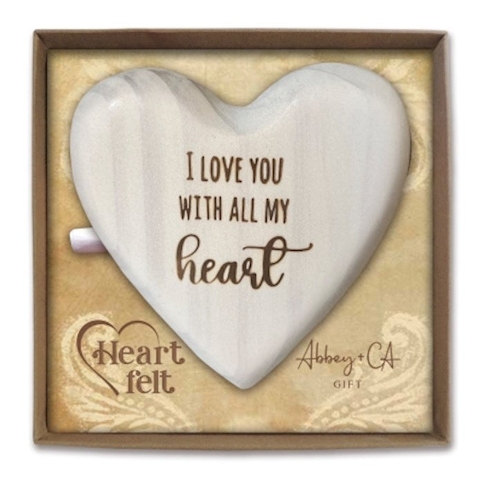 Message Heart-I Love You With All My Heart (3.5&quot; x 3.75&quot;)