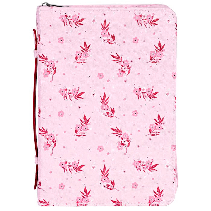 Bible Cover-Pink Small Floral-XLG