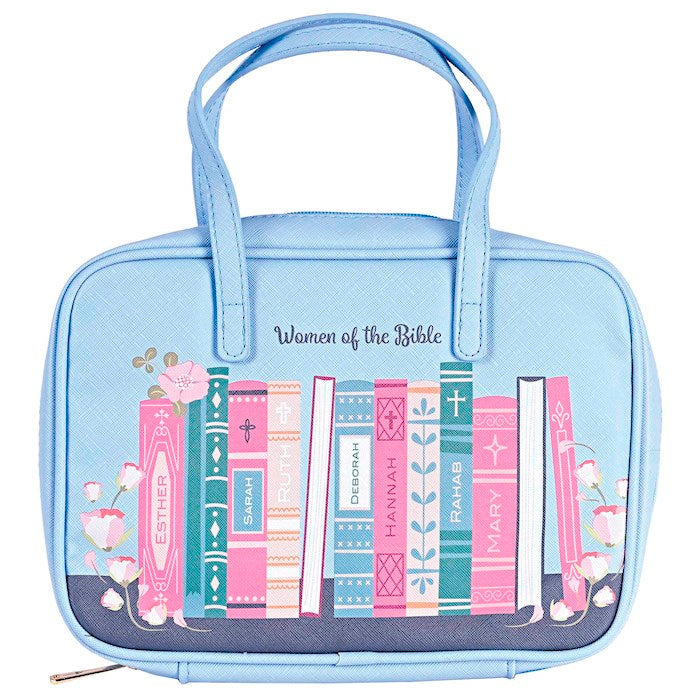 Bible Cover-Women Of The Bible-Blue-XLG