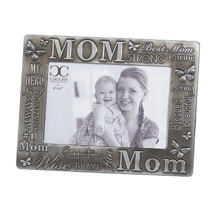 Frame-Mom Word Art (Holds 4" x 6" Photo)