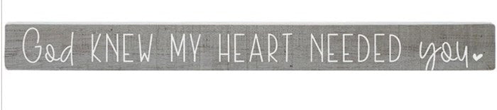 Talking Stick-Heart Needed You (16&quot; x 1.5&quot;)