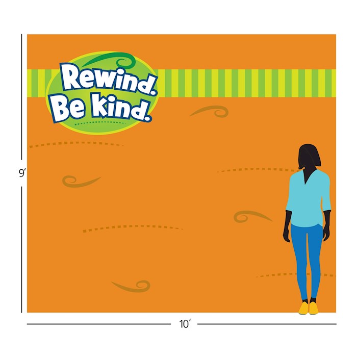 Team Family Year 1: Summer/Rewind. Be Kind. Photo-Op Fabric Backdrop (10&