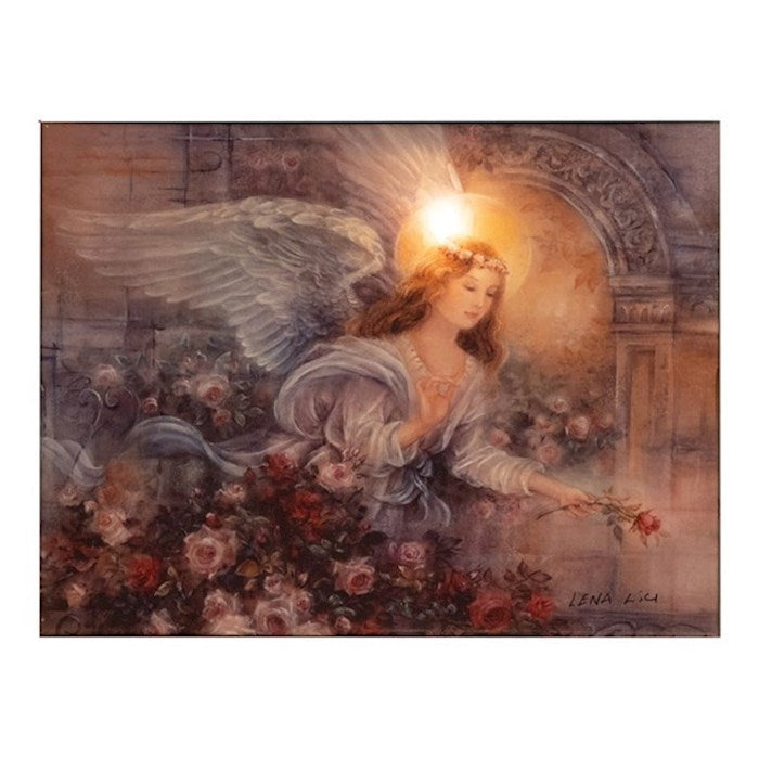 Canvas-LED-Angel Of Love (12.5" x 16.5")