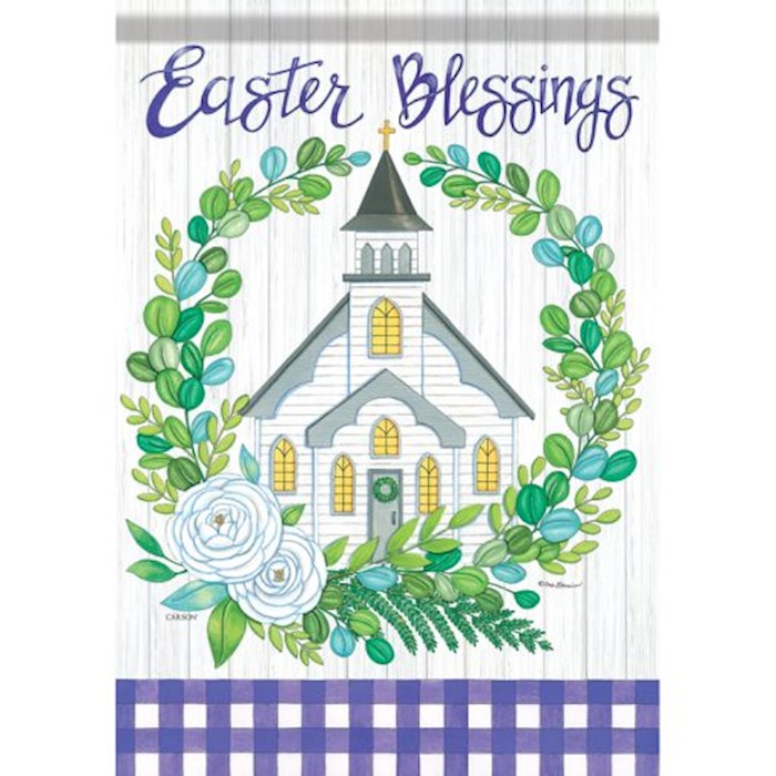 Flag-Garden-Dura Soft-Easter Blessings (12.5" x 18")