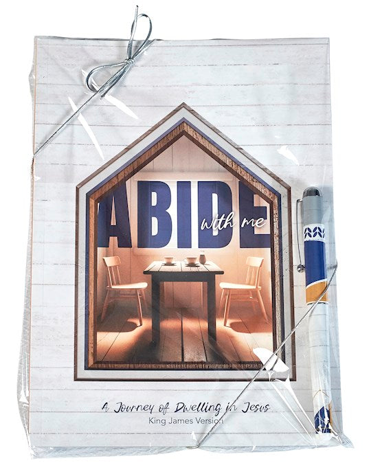 Gift Set-Abide With Me (KJV) w/Devotional Book &amp; Pen