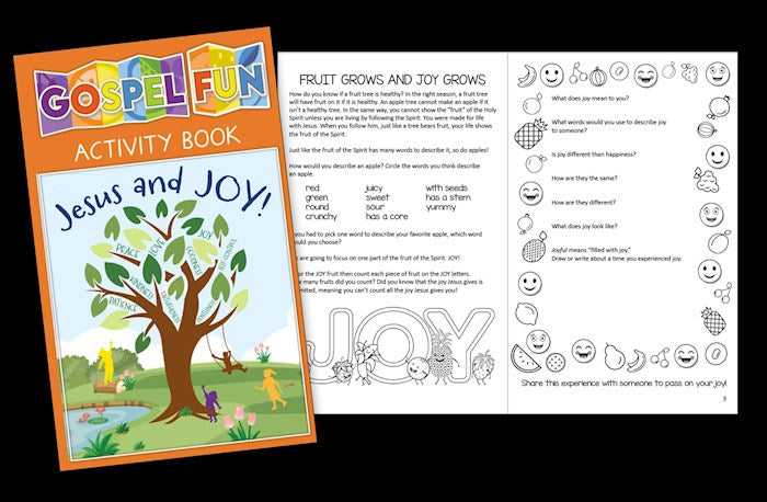 Jesus And Joy! Gospel Fun Activity Book (Pack Of 12)